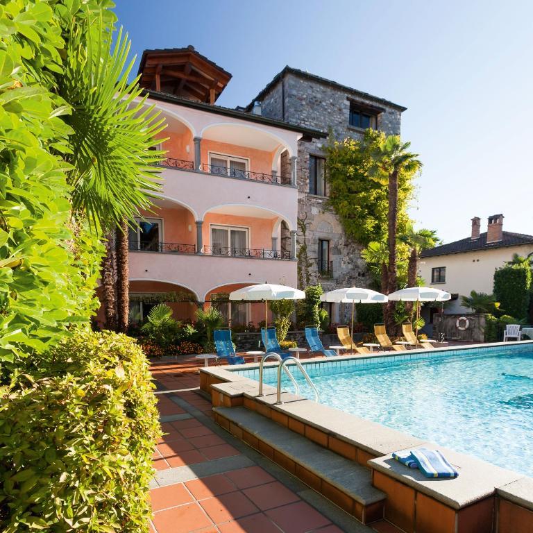 אסקונה Romantik Hotel Castello Seeschloss מראה חיצוני תמונה
